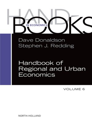 cover image of Handbook of Regional and Urban Economics